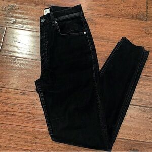 We The Free black velvet Pants